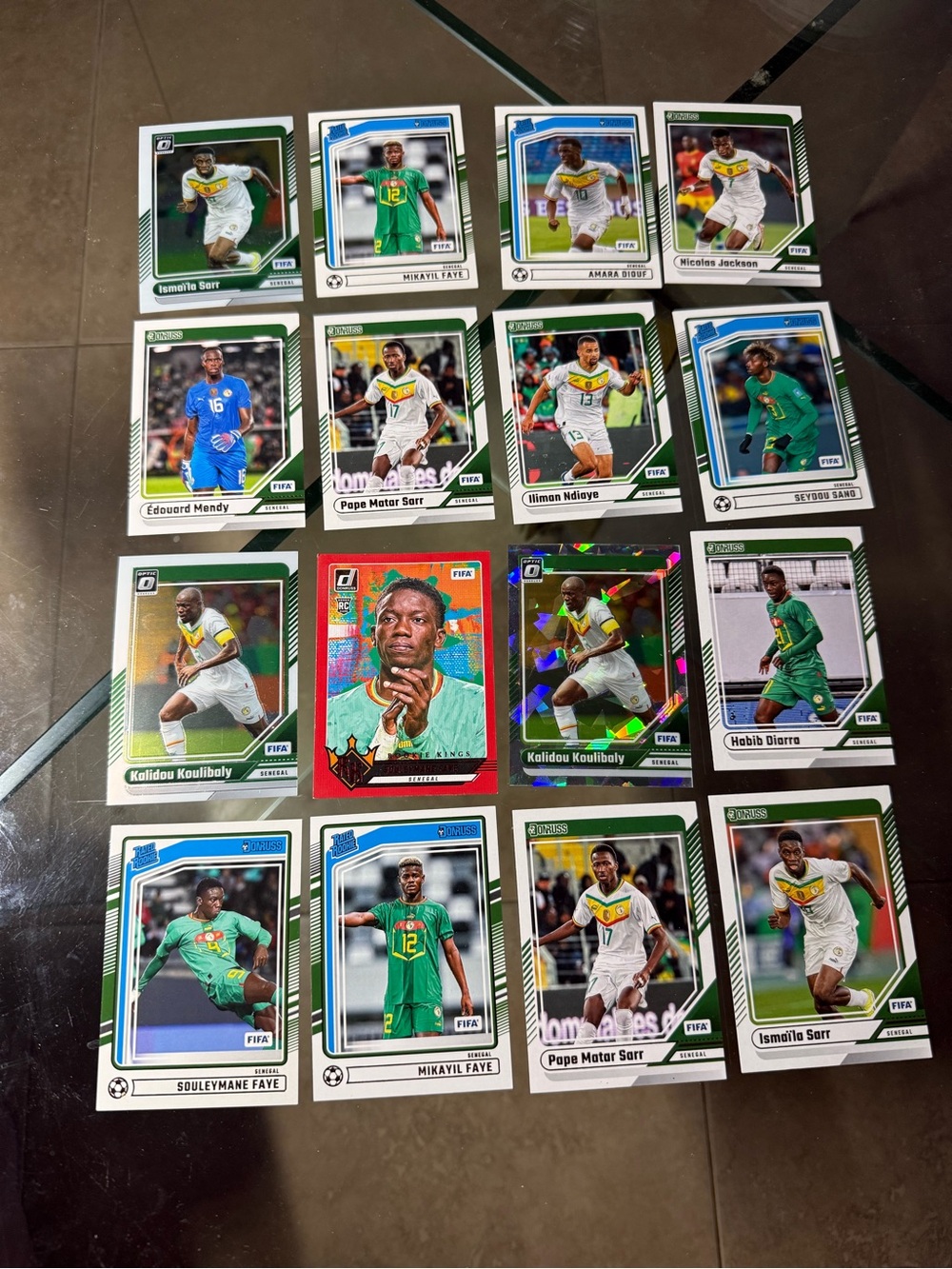16 Senegal National Team soccer card lot FIFA World Cup Monopoly cards